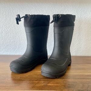 Black Waterproof Boots, Kids